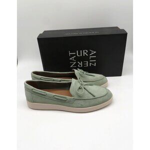 Naturalizer Keelboat Women's Green Suede Boat Shoes 9.5 NEW $115